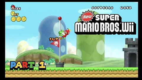 And So It Begins... Let's Play New Super Mario Bros. Wii (Wii) - World 1/Part 1 w/Friends