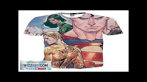 Justice League Superman Aquaman Dope Stare Full Print T-Shirt Review