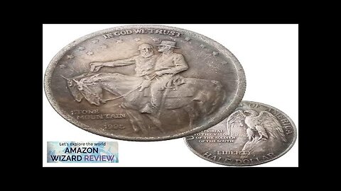 1925 Stone Mountain Half Dollar Coin Replica Morgan Dollar Coin Replacement Review