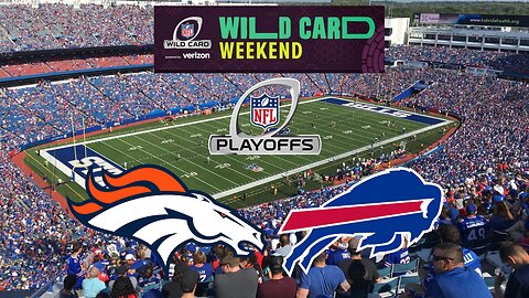 Broncos @ Bills WILD CARD WEEKEND LIVE REACTION & COMMENTARY #nfl #broncos #bills #wildcard