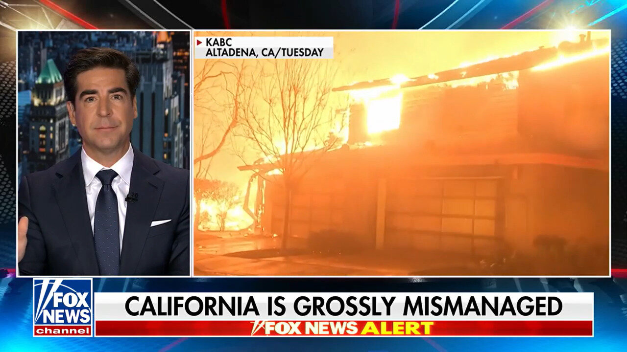 Jesse Watters: The Smoky Air Around LA Is Being Called A 'Toxic Soup'