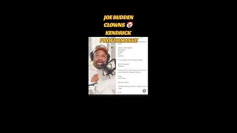 @Joe Budden Clowns #kendricklamar #superbowl Performance show #surrealmookie #fyp #west #hiphop