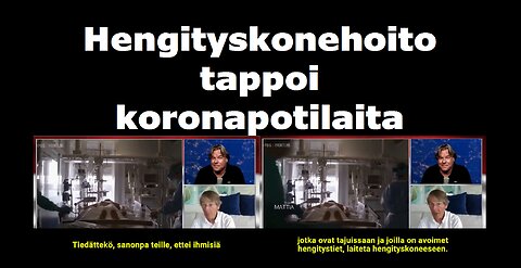 Hengityskonehoito tappoi koronapotilaita