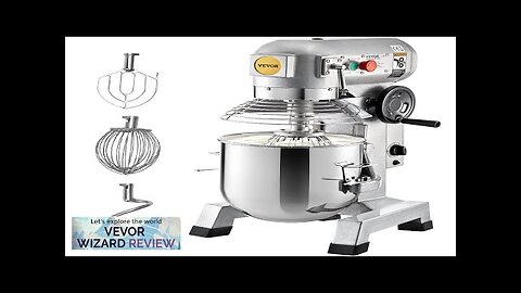 VEVOR Commercial Food Mixer 30Qt Commercial Mixer with Timing Function 1100W Stainless Review