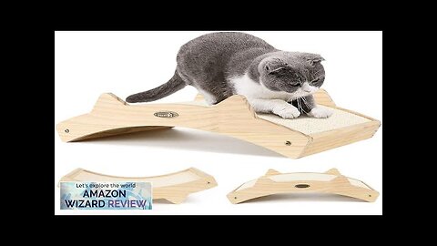 Cat Scratchers for Indoor Cats Double-Sided Cat Scratcher with Natural Sisal Cat Review