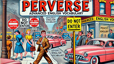 Vocabulary and Pronunciation "PERVERSE" with WITH TAG QUESTIONS Advanced English