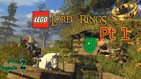 lego lord of the rings pt 1 (1080p) (Voice)