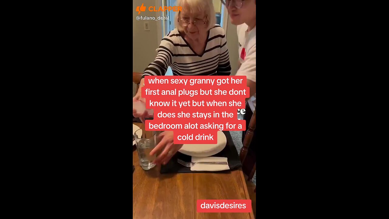 when sexy granny got anal ice cubes