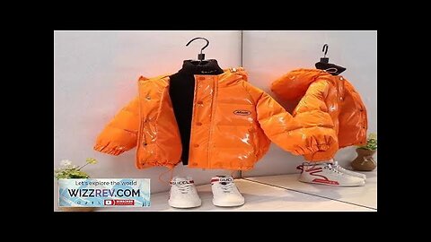 Fashion New Girl Boy Outerwear Winter Warm Thicken Down Jackets Baby Shiny Review