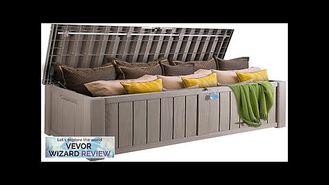 VEVOR Deck Box 120 Gallon 56.3" x 26.6" x 23.8" Outdoor Storage Review