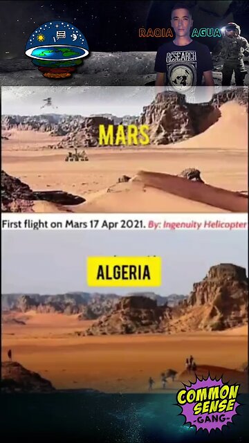 Could footage said to be mars actually be places on Earth?