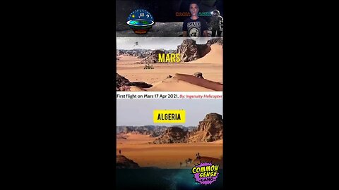 Could footage said to be mars actually be places on Earth?