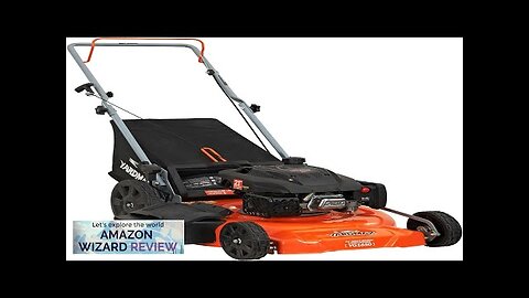 YARDMAX 21 in. 170cc 3-in-1 Gas Walk Behind Push Lawn Mower Review