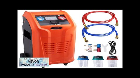 VEVOR Fully Automatic Refrigerant Recovery Machine Dual Cylinder AC Recovery Machine Review