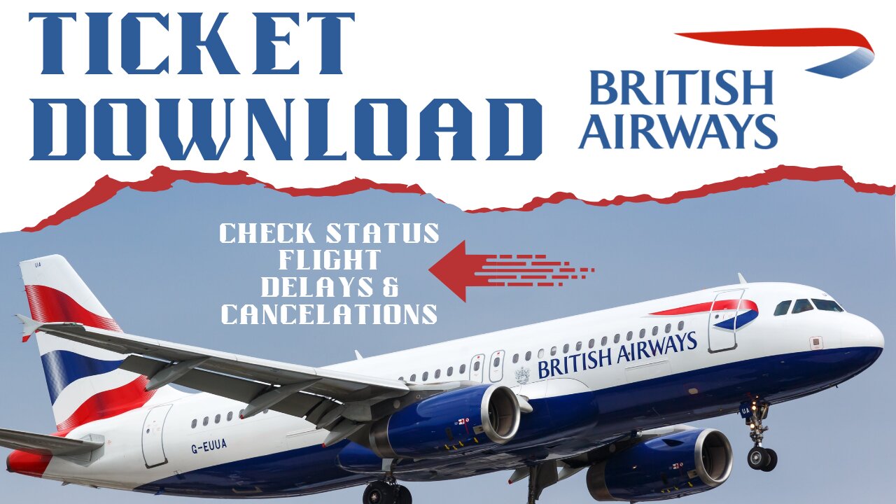 How To Download British Airways Flight Ticket || British Airways Ticket Download PNR