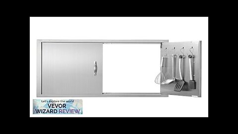 VEVOR BBQ Access Door 31W x 24H Inch Double Outdoor Kitchen Door Review