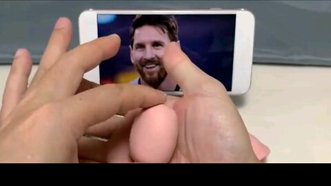 Lionel Messi sculpture handmade from polymer clay, the full sculpturing process