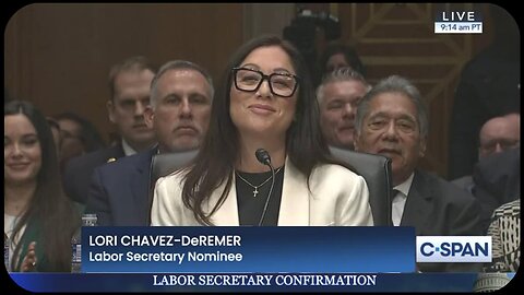 Lori Chavez-DeRemer drilled for Secretary of Labor - February 19, 2025