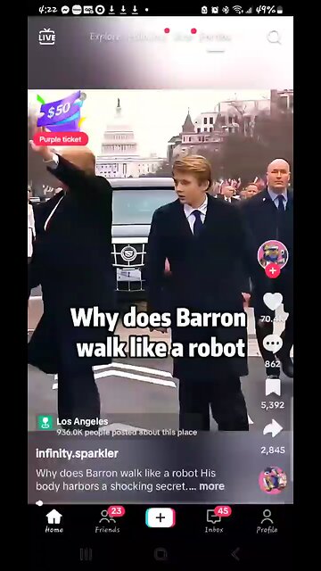 Why Does Barron Trump Walk Like A Robot?