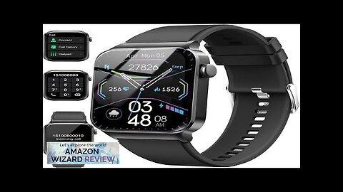 Smart Watch for Men Women 1.85" Smartwatch (Answer/Make Call) IP68 Waterproof Fitness Review