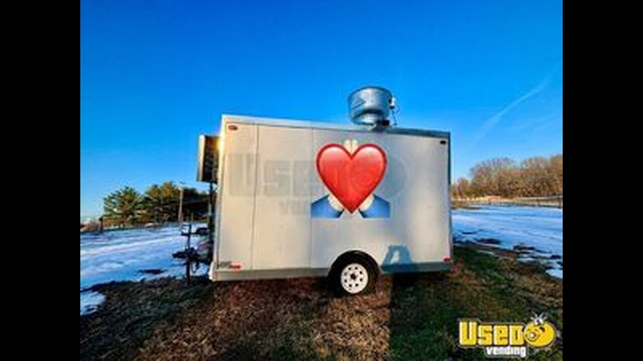 Fully Equipped 2021 Kitchen Food Concession Trailer with Pro-Fire System for Sale in Maryland!