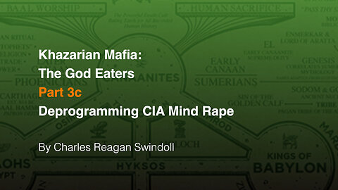 The Khazarian Mafia, part 3c: Deprogramming CIA Mind Rape