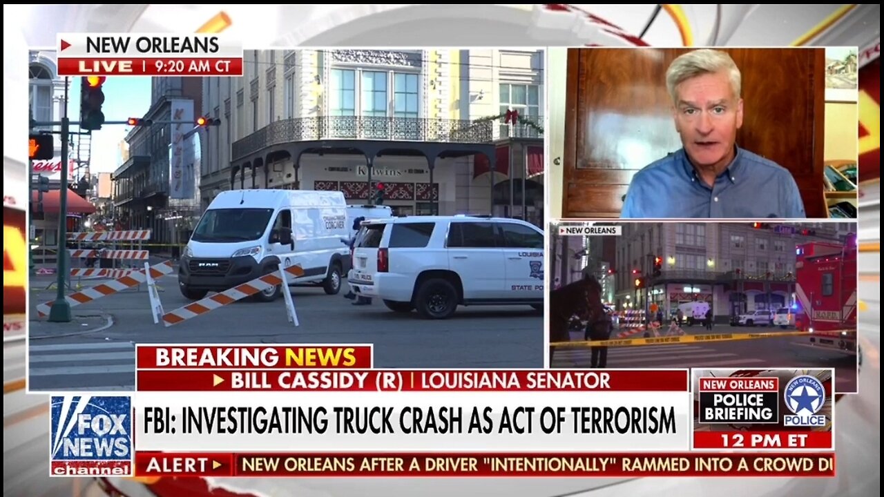 Sen Bill Cassidy On Bourbon Street Attack: We Can't Let Terrorists Win