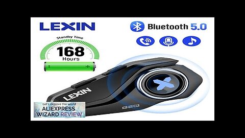 2024 New Lexin G2P Intercom For Motorcycle Helmet Bluetooth HeadsetsHandsfree Communicator Review