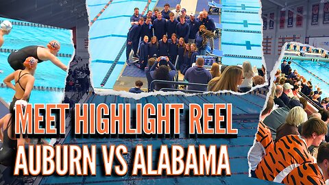 Auburn vs. Alabama | Swimming and Diving 2024-25 | Highlight Reel