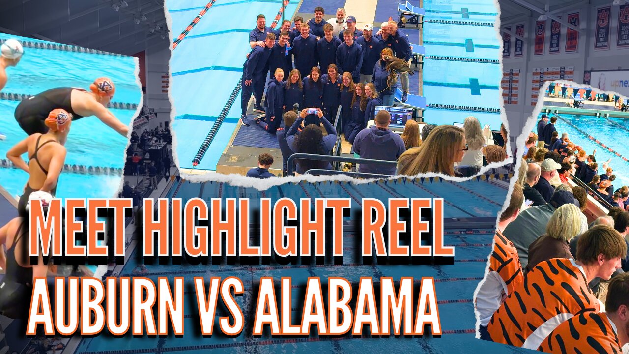 Auburn vs. Alabama | Swimming and Diving 2024-25 | Highlight Reel