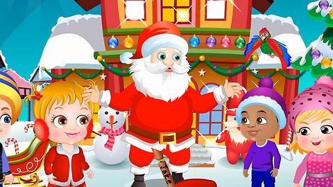 Baby Hazel And Santa Christmas Surprise l Animated Story