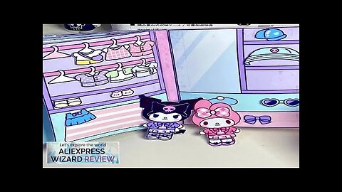 DIY Sanrio Kuromi Handmade Anime Gift Toys Sticker Quite Book Funny Montessori Review