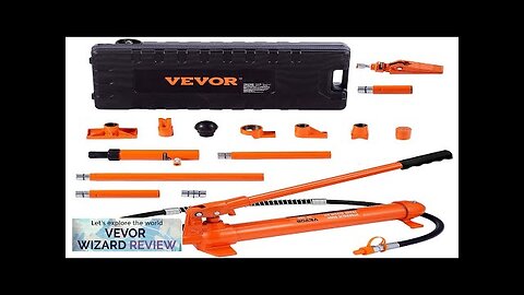 VEVOR 10 Ton Porta Power Kit Hydraulic Ram with Pump Car Jack Review