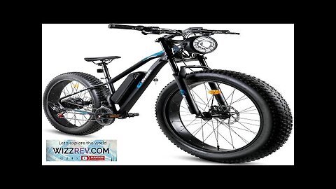 Electric Bike for Adults 26" x 4.0 Fat Tire Ebike 500W (Peak Review