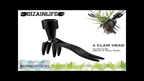 Stand Up Weed Puller Claw Tool Aluminum Alloy Weeding Head Replacement Garden Review