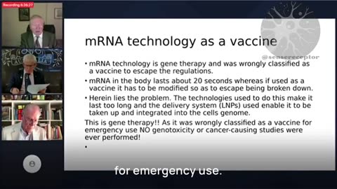 Prof. Dalgleish: No Cancer Studies for COVID Shots, Classified as Gene Therapy