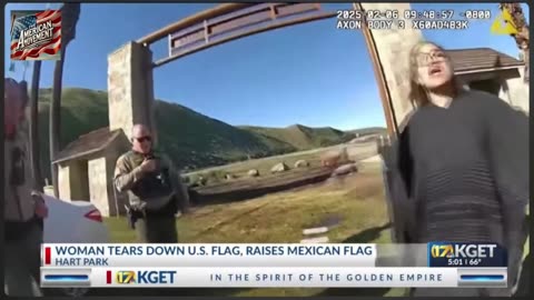 Women arrested after taking down American flag and replacing it with the Mexican flag