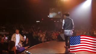 Katt Williams stands for America 🇺🇸 Shuts down heckler mid-show. 🔥🔥