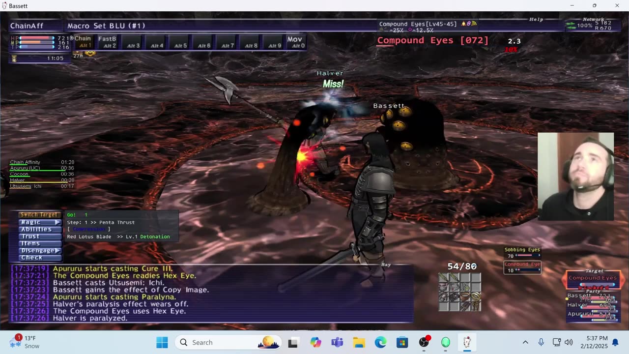 How to Solo Under Observation (Peacock Charm) BCNM Fight - CatseyeXI with Trusts