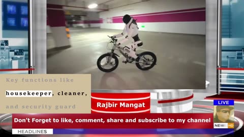 China’s humanoid robot cycles and tackles chores with zero training