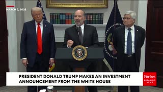 BREAKING: President Trump Announces $100 Billion TSMC Investment In The US, Takes Reporter...