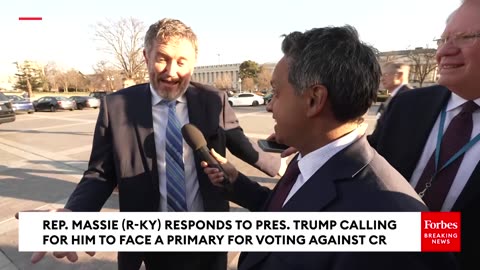 Thomas Massie Responds To Trump's Call For Him To Face Primary For Voting Against CR