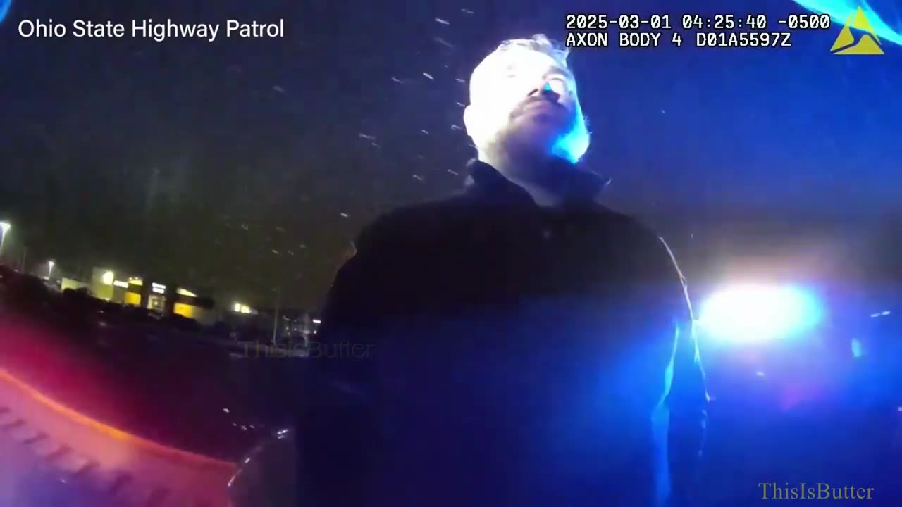 Ohio State Highway Patrol release footage of Cleveland Officer in uniform arrested for drunk driving
