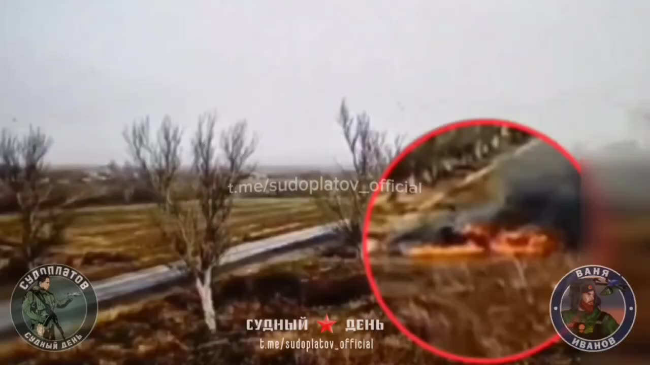 KVN Drone Blew the Turret Off a BMP-2 Near Pokrovsk