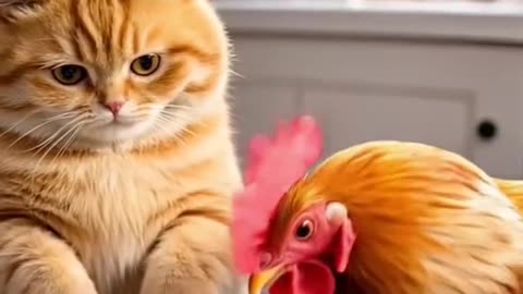 # Cat funny video# viral cat # Ai video# cat video#plz watch