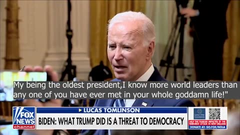 Biden scolds reporters saying he ‘knows more world leaders’ than they do