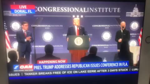 🦅 OAN president Donald JTrump speech Czar Thomas Homan doing a great job