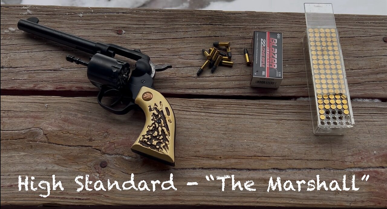 High Standard “The Marshall” double or single action swing out cylinder 9 shot revolver