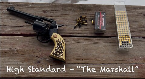 High Standard “The Marshall” double or single action swing out cylinder 9 shot revolver