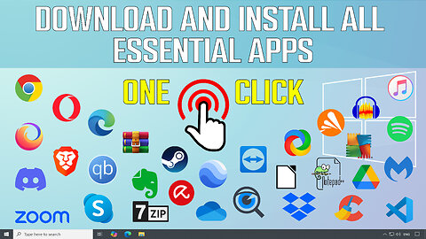 Download and Install All Essential Software Automatically on Windows PC for Free in One Click